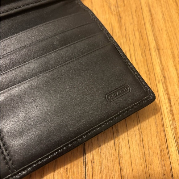 Coach black snakeskin leather accent wallet - Picture 12 of 13
